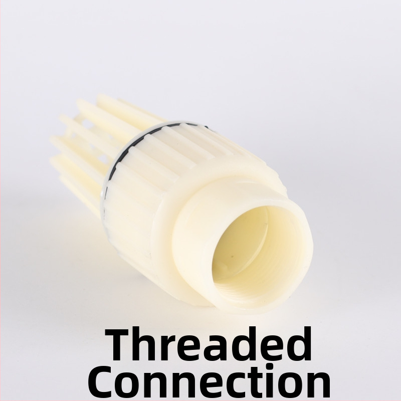 PVC plastový spodný ventil s vnútorným závitom – spätný ventil pre čerpadlo vody a studňu
