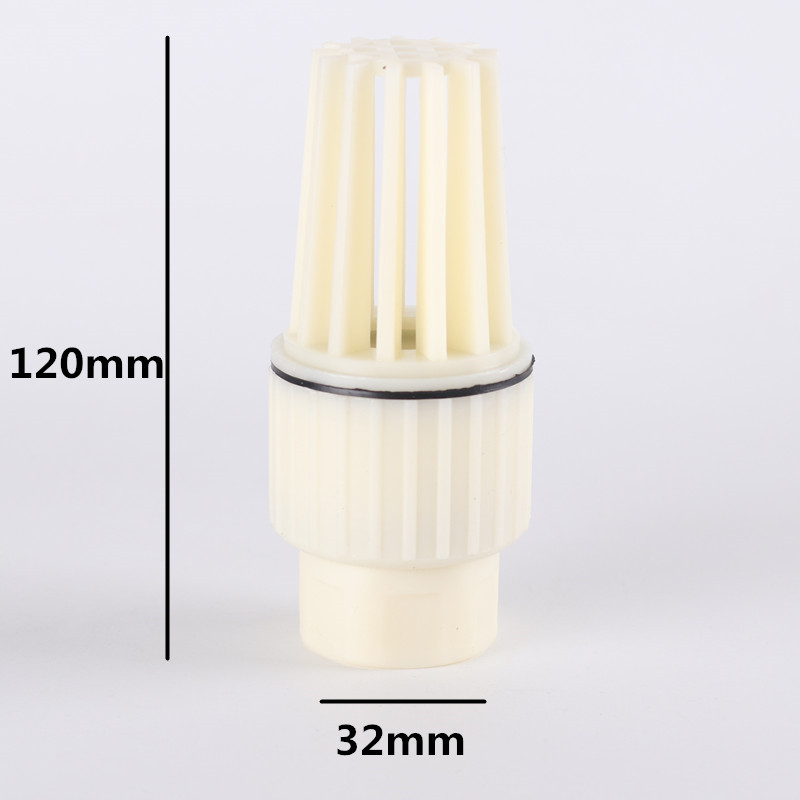 PVC пластмасов дънен клапан с вътрешна резба – проверочен клапан за водна помпа и кладенец