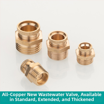 Vario drenažo vožtuvas oro kompresoriui, rankinis valdymas, vienakryptė srautas, vandens nutekėjimas