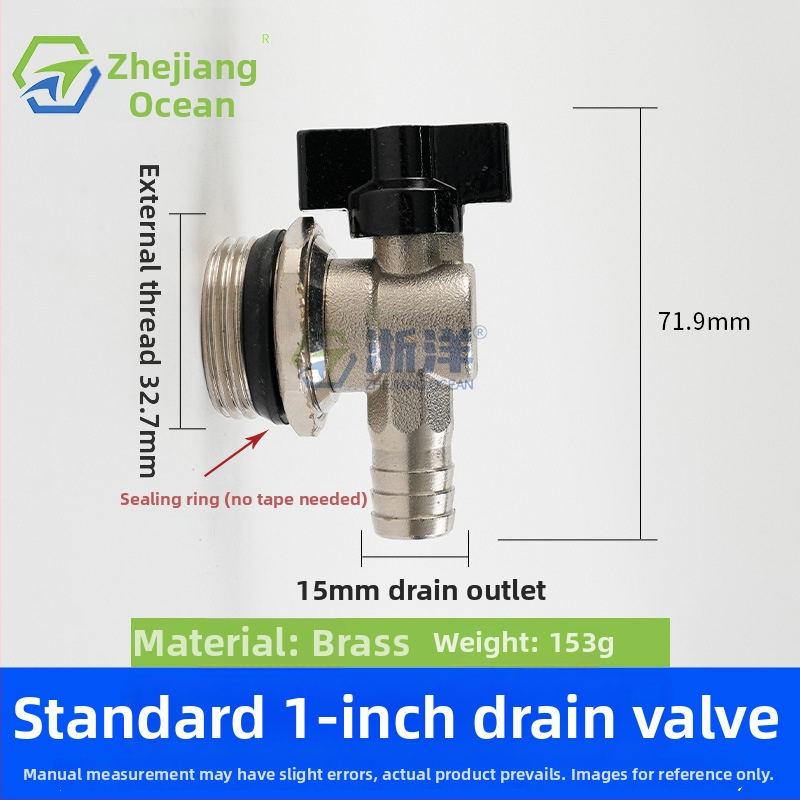 Drenážny ventil pre podlahové vykurovanie, meď, niklované povrchové úpravy, závitová montáž, pre vodu