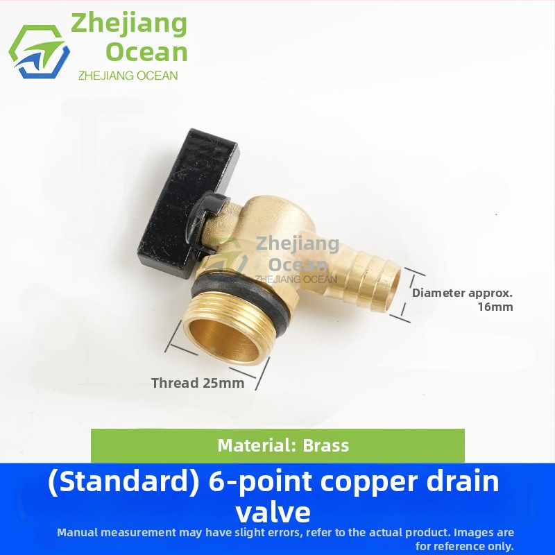 Drenážny ventil pre podlahové vykurovanie, meď, niklované povrchové úpravy, závitová montáž, pre vodu