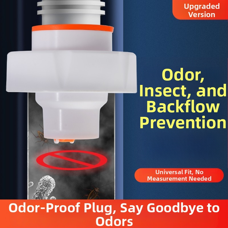 Vamzdžio kvapų užraktas – sandarinimo žiedas grindų nuvedimui ir virtuvės plautuvei, atgalinio srovės vožtuvas, ABS, Mi Xiaoxiao