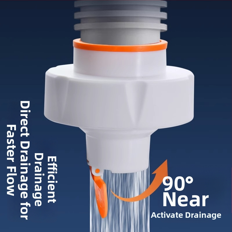 Potrubný zápachový uzáver – tesniaci prsteň pre podlahový odvod a kuchynský drez, spätná klapka, ABS, Mi Xiaoxiao