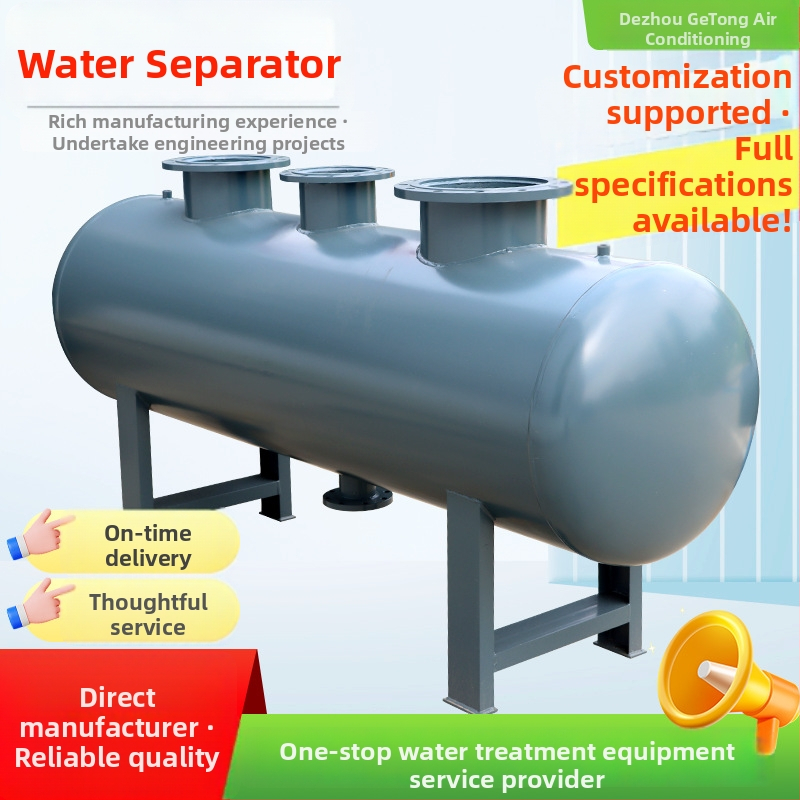 Rozdeľovač vody pre centrálne klimatizácie a podlahové vykurovanie, nerezová oceľ, model Diverter, štýl moderný minimalizmus