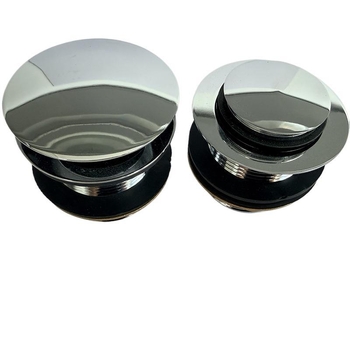 Неръждаем стоманен дренаж за вана с педално управление, отскочващ механизъм, модел 222, барабанен вентил и фитинги