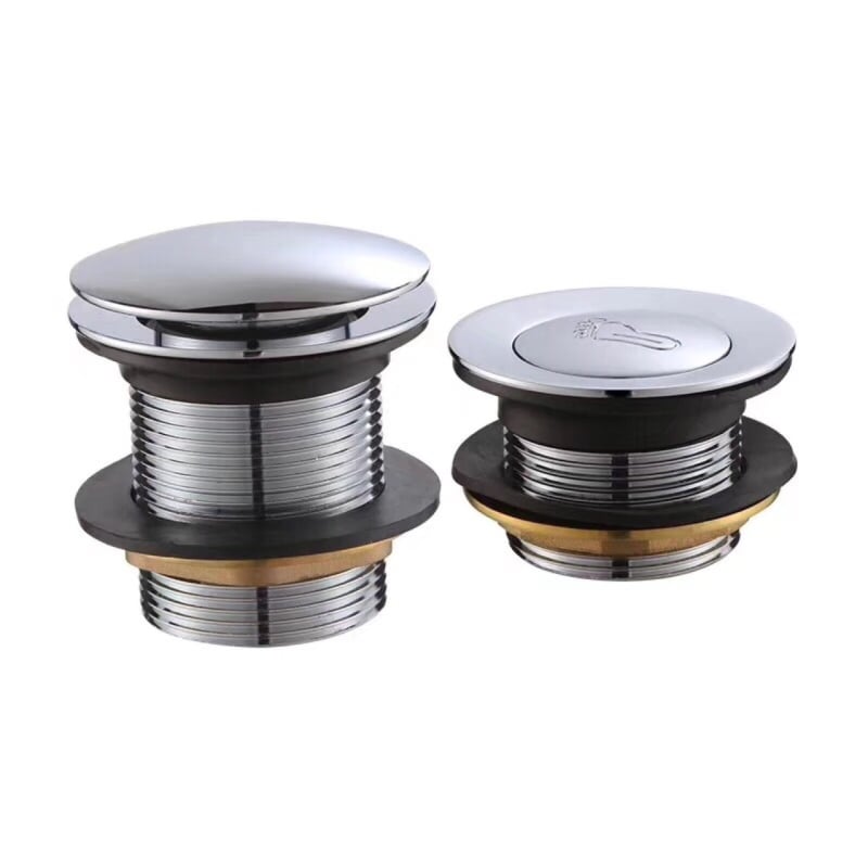 Nehrđajući čelični odvod za kadu s pedalskim upravljanjem, model 222, bačvasti ventil i spojnice