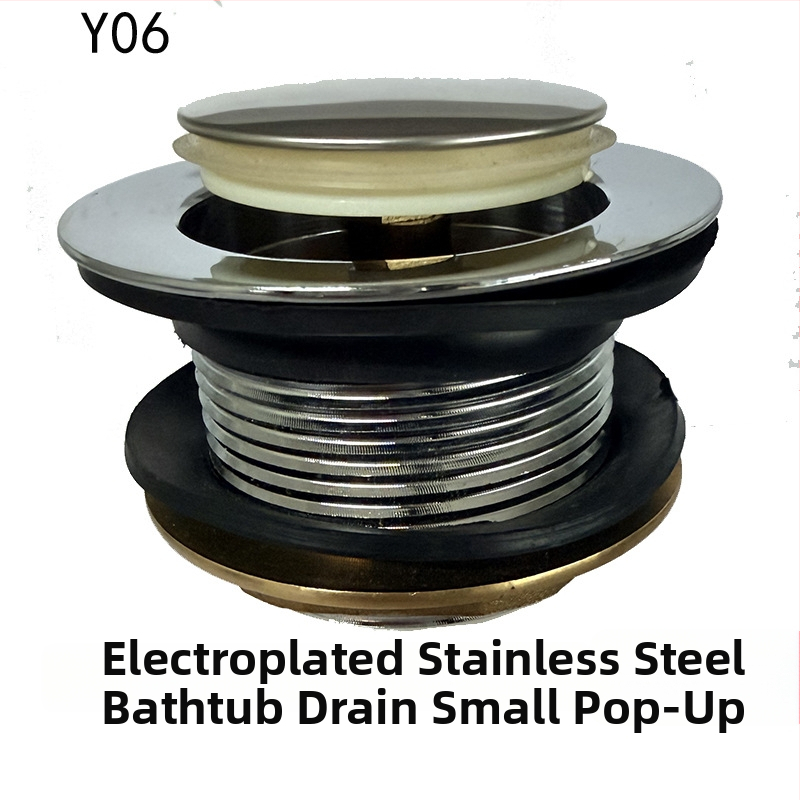 Roostevabast teras vannitoa äravool jalaga toimiv, mudel 222, barrel ventiil ja ühendused