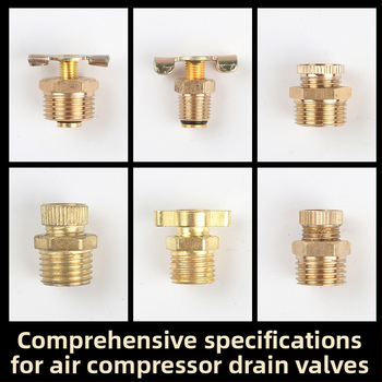 Be alyvos tylus oro kompresoriaus išleidimo srieginis vožtuvas — varinis korpusas, rankinis valdymas, vienpuses srautas, leptir vožtuvas, greitas išleidimo vožtuvas