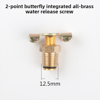 Be alyvos tylus oro kompresoriaus išleidimo srieginis vožtuvas — varinis korpusas, rankinis valdymas, vienpuses srautas, leptir vožtuvas, greitas išleidimo vožtuvas