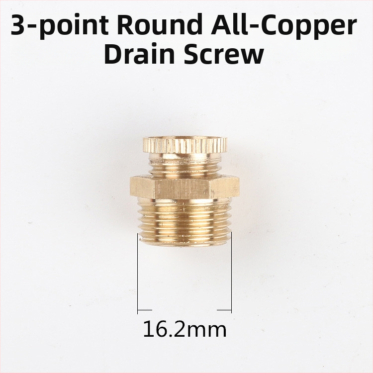 Be alyvos tylus oro kompresoriaus išleidimo srieginis vožtuvas — varinis korpusas, rankinis valdymas, vienpuses srautas, leptir vožtuvas, greitas išleidimo vožtuvas