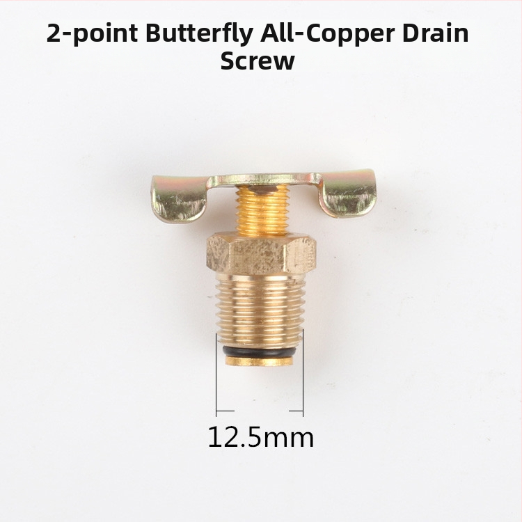 Be alyvos tylus oro kompresoriaus išleidimo srieginis vožtuvas — varinis korpusas, rankinis valdymas, vienpuses srautas, leptir vožtuvas, greitas išleidimo vožtuvas