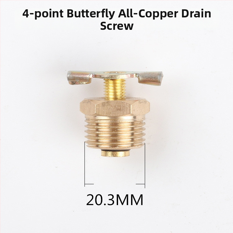 Be alyvos tylus oro kompresoriaus išleidimo srieginis vožtuvas — varinis korpusas, rankinis valdymas, vienpuses srautas, leptir vožtuvas, greitas išleidimo vožtuvas