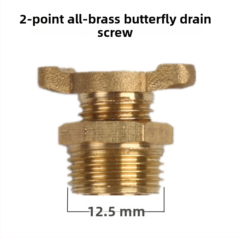 Be alyvos tylus oro kompresoriaus išleidimo srieginis vožtuvas — varinis korpusas, rankinis valdymas, vienpuses srautas, leptir vožtuvas, greitas išleidimo vožtuvas