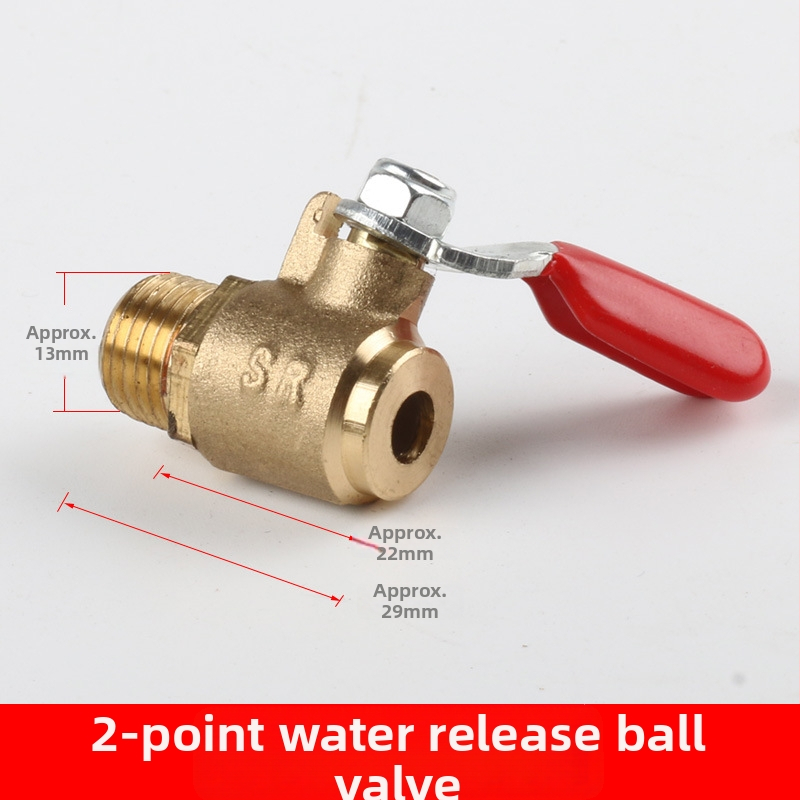 Be alyvos tylus oro kompresoriaus išleidimo srieginis vožtuvas — varinis korpusas, rankinis valdymas, vienpuses srautas, leptir vožtuvas, greitas išleidimo vožtuvas