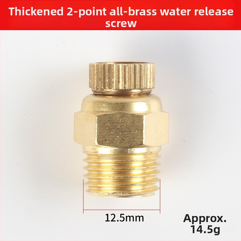 Be alyvos tylus oro kompresoriaus išleidimo srieginis vožtuvas — varinis korpusas, rankinis valdymas, vienpuses srautas, leptir vožtuvas, greitas išleidimo vožtuvas