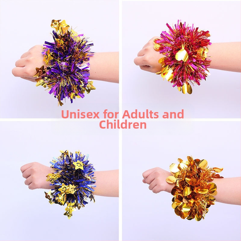 Longxin blizganti riešo apyrankė su gėle atidarymo ceremonijai