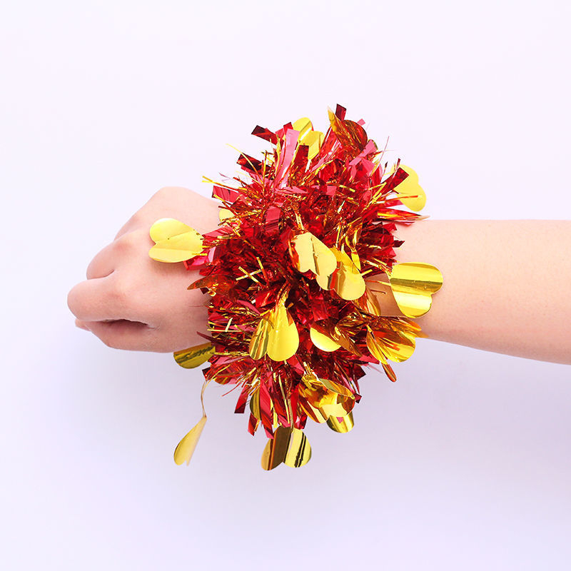 Longxin blizganti riešo apyrankė su gėle atidarymo ceremonijai