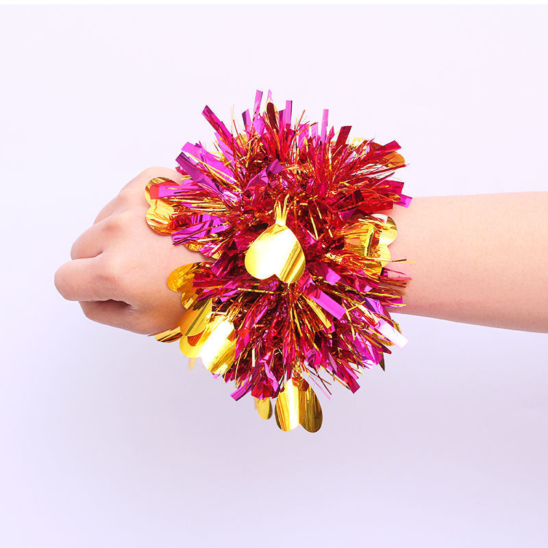 Longxin blizganti riešo apyrankė su gėle atidarymo ceremonijai