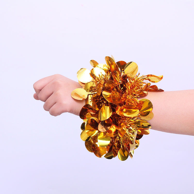 Longxin blizganti riešo apyrankė su gėle atidarymo ceremonijai