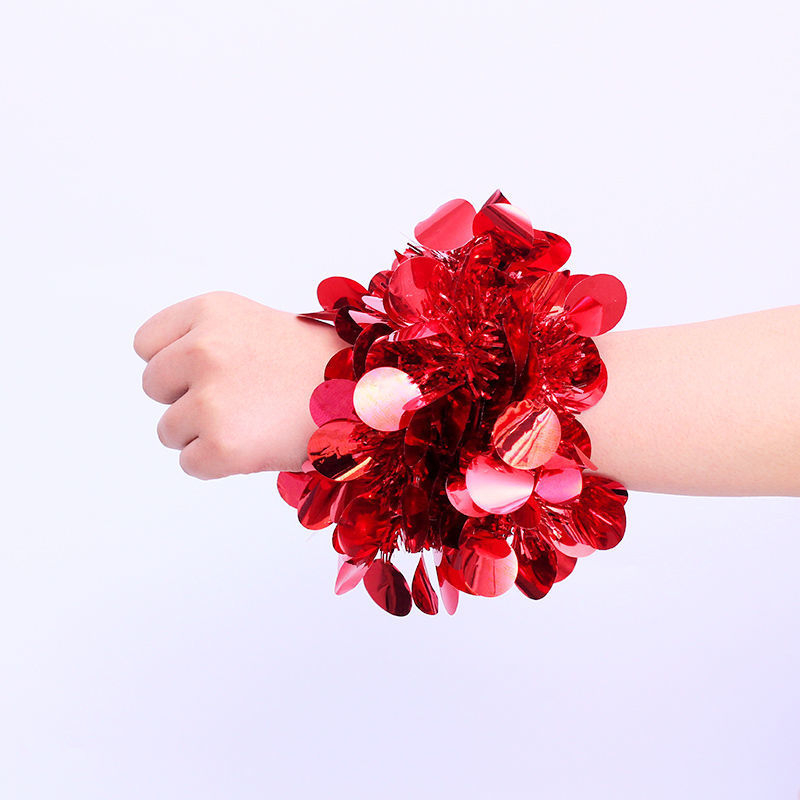 Longxin blizganti riešo apyrankė su gėle atidarymo ceremonijai