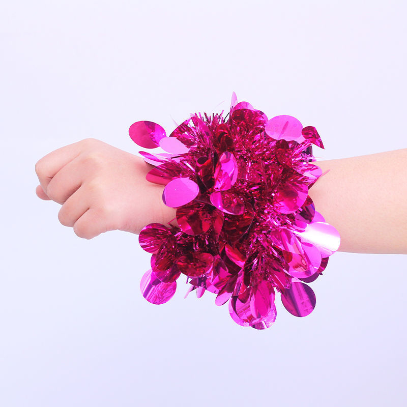 Longxin blizganti riešo apyrankė su gėle atidarymo ceremonijai