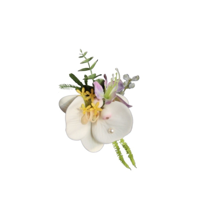 Vestuvinis riešo corsage iš šilko gėlių Calla Lily — dovana klasiokui