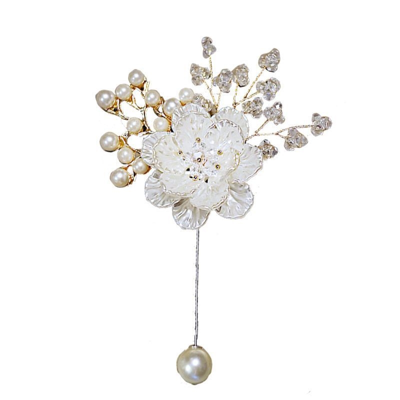 Сватбен комплект бутониери в корейски стил с горска тематика за младоженец и булка, броши за кумове, китки за шаферки и ръчно цвете за сестра (Стил: Корейски стил; Съдържание: Бутониери за младоженец и булка; Броши за кумове; Китки за шаферки; Ръчно цвете