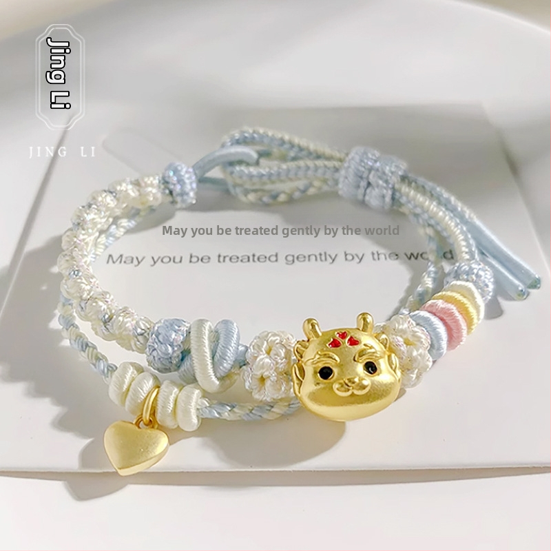 DIY punutud käevõru köiest, stiil: interneti kuulsus, unisex; käsitöö; päritolu: Lianyungang