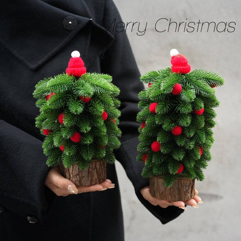 Karácsonyi dísz: Mini asztali fa – Anyag: PVC, Márka Nothing, Ünnep: Karácsony