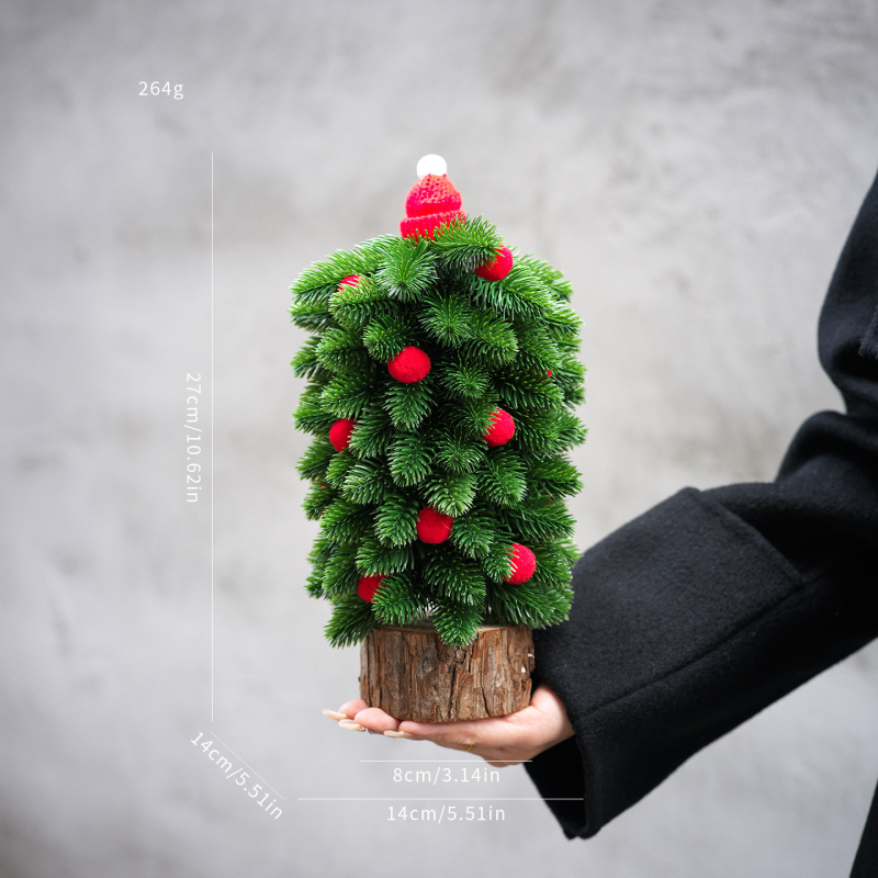 Karácsonyi dísz: Mini asztali fa – Anyag: PVC, Márka Nothing, Ünnep: Karácsony