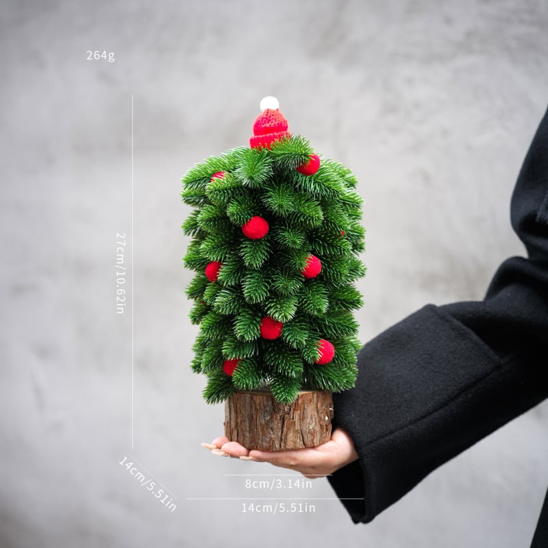 Karácsonyi dísz: Mini asztali fa – Anyag: PVC, Márka Nothing, Ünnep: Karácsony