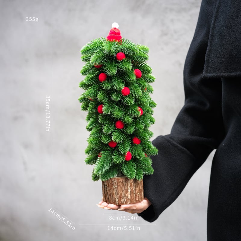 Karácsonyi dísz: Mini asztali fa – Anyag: PVC, Márka Nothing, Ünnep: Karácsony