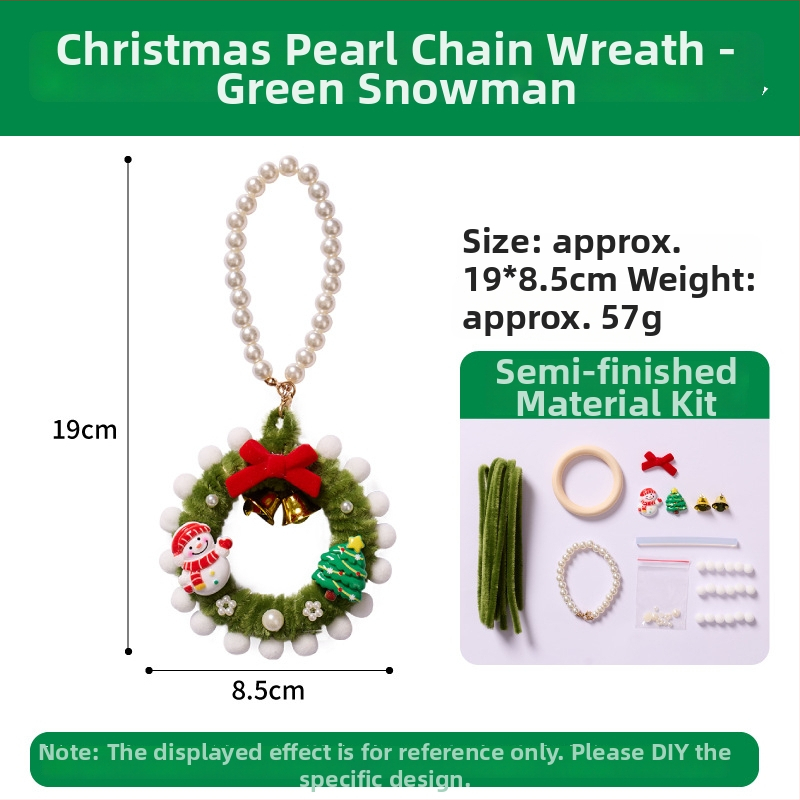 DIY Ziemassvētku vainags komplekts — Zīmols MEI KE; Materiāls: Twist stick; Stils: Mūsdienīgs un minimālistisks; Roku darināts