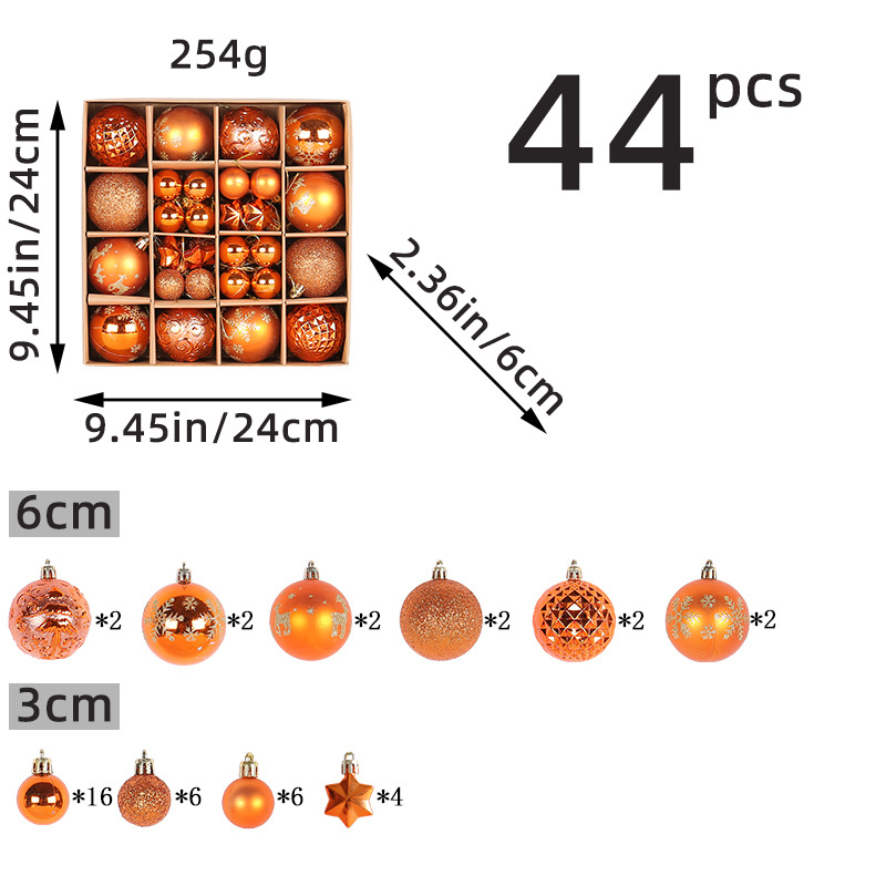 Σετ χριστουγεννιάτικων μπάλων για δέντρο – μοντέρνος μινιμαλιστικός σχεδιασμός; κατασκευή ημιχειρονακτική και ημιμηχανική; υλικό: Άλλο; για επιχειρηματικά δώρα