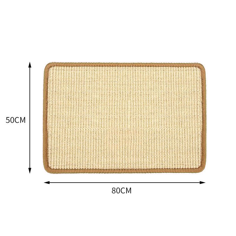 Πίνακας γρατζουνίσματος γάτας – Τοίχος με σισαλ μαξιλάρι, ανθεκτικός στις γρατζουνιές, χωρίς νήματα, προστασία καναπέ, Bruz