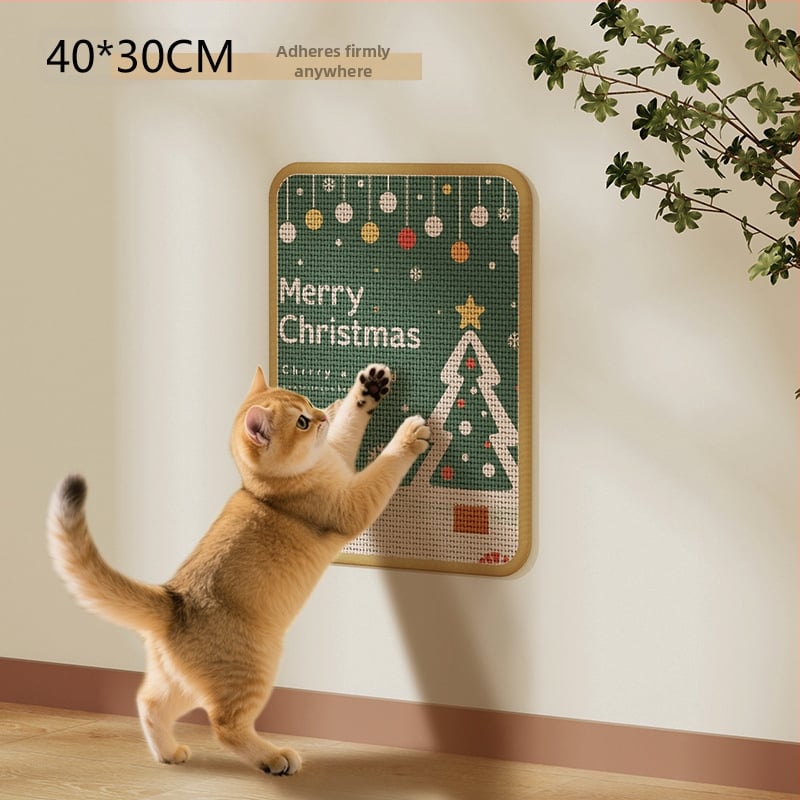 Πίνακας γρατζουνίσματος γάτας – Τοίχος με σισαλ μαξιλάρι, ανθεκτικός στις γρατζουνιές, χωρίς νήματα, προστασία καναπέ, Bruz