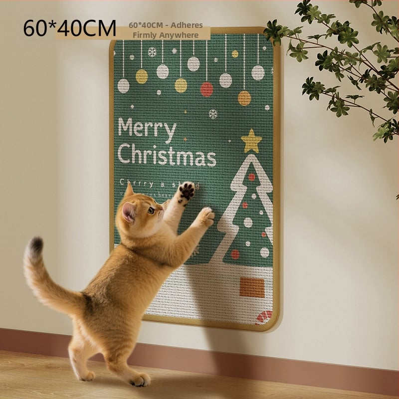 Πίνακας γρατζουνίσματος γάτας – Τοίχος με σισαλ μαξιλάρι, ανθεκτικός στις γρατζουνιές, χωρίς νήματα, προστασία καναπέ, Bruz