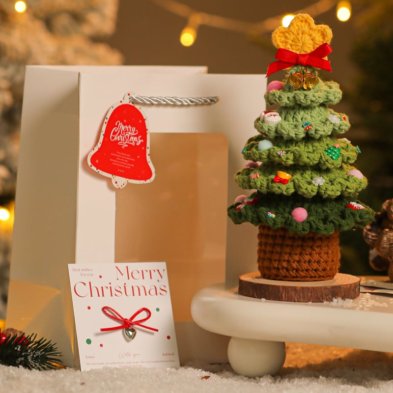 Χειροποίητο στολίδι για χριστουγεννιάτικο δέντρο: Άγιος Βασίλης από μαλλί με πλεκτό λουλούδι, μάρκα Hi xiaoer; Κατηγορία: Χριστουγεννιάνο δέντρο; Ύψος: όπως φαίνεται στην εικόνα; Διακόσμηση.