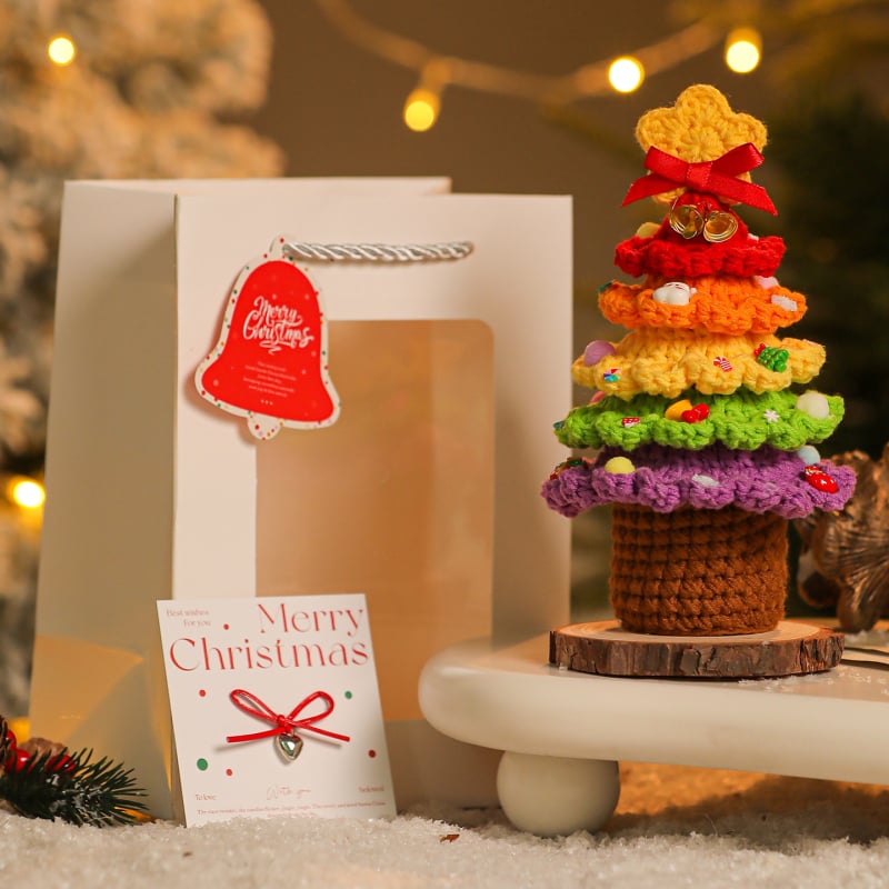 Χειροποίητο στολίδι για χριστουγεννιάτικο δέντρο: Άγιος Βασίλης από μαλλί με πλεκτό λουλούδι, μάρκα Hi xiaoer; Κατηγορία: Χριστουγεννιάνο δέντρο; Ύψος: όπως φαίνεται στην εικόνα; Διακόσμηση.