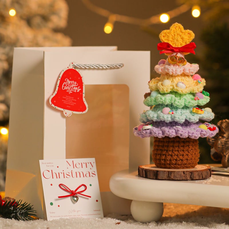 Χειροποίητο στολίδι για χριστουγεννιάτικο δέντρο: Άγιος Βασίλης από μαλλί με πλεκτό λουλούδι, μάρκα Hi xiaoer; Κατηγορία: Χριστουγεννιάνο δέντρο; Ύψος: όπως φαίνεται στην εικόνα; Διακόσμηση.