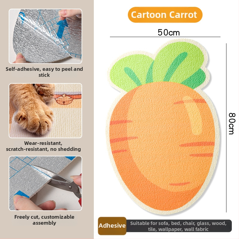 Katės įbrėžimų plokštė iš PVC, vertikalus sieninis tvirtinimas, galima pjaustyti, karikatūrų stilius, prekės ženklas Xinfeng Star