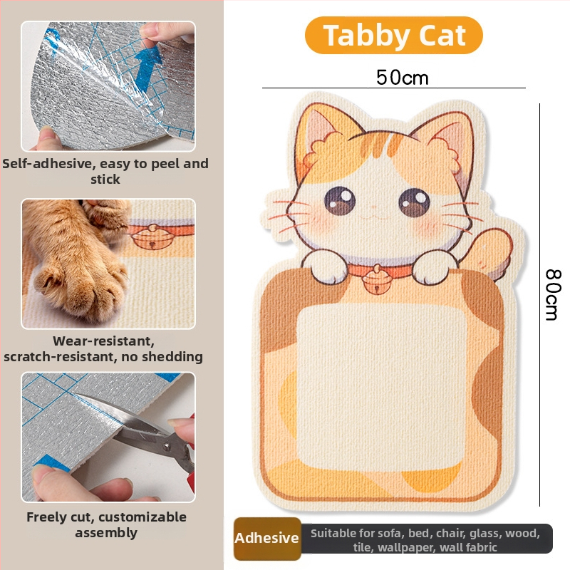 Katės įbrėžimų plokštė iš PVC, vertikalus sieninis tvirtinimas, galima pjaustyti, karikatūrų stilius, prekės ženklas Xinfeng Star