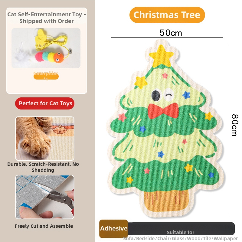 Katės įbrėžimų plokštė iš PVC, vertikalus sieninis tvirtinimas, galima pjaustyti, karikatūrų stilius, prekės ženklas Xinfeng Star