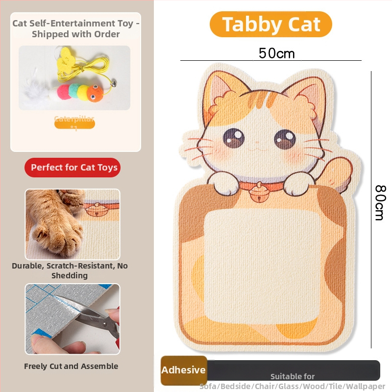 Katės įbrėžimų plokštė iš PVC, vertikalus sieninis tvirtinimas, galima pjaustyti, karikatūrų stilius, prekės ženklas Xinfeng Star