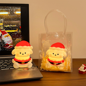 Karácsonyi asztali és kirakatdísz – rajzfilmszerű stílus, szilikon és puha ragasztó