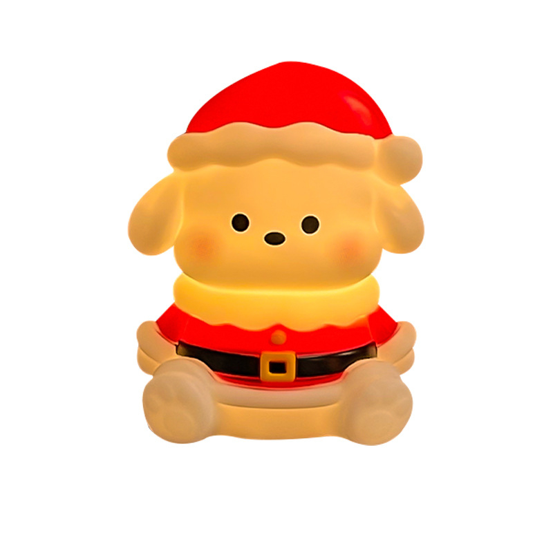 Karácsonyi asztali és kirakatdísz – rajzfilmszerű stílus, szilikon és puha ragasztó