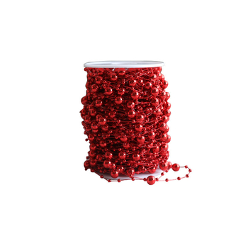 Коледна мънистена верига за украса, пластмасова, марка Soft Blue Ruoting, стил 4035485 (Материал: пластмаса; Марка: Soft Blue Ruoting; Стил: 4035485; Коледа)