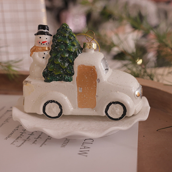 PVC anyagú karácsonyfadísz, rajzfilmszerű stílus, alkalmas karácsonyra