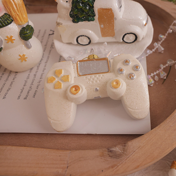 PVC anyagú karácsonyfadísz, rajzfilmszerű stílus, alkalmas karácsonyra