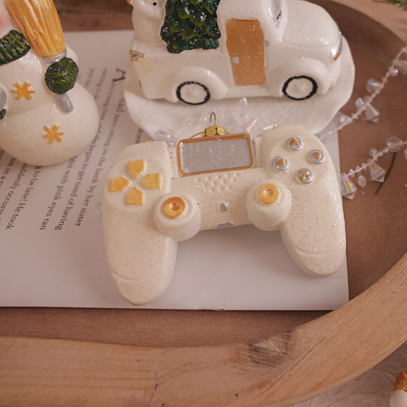 PVC anyagú karácsonyfadísz, rajzfilmszerű stílus, alkalmas karácsonyra